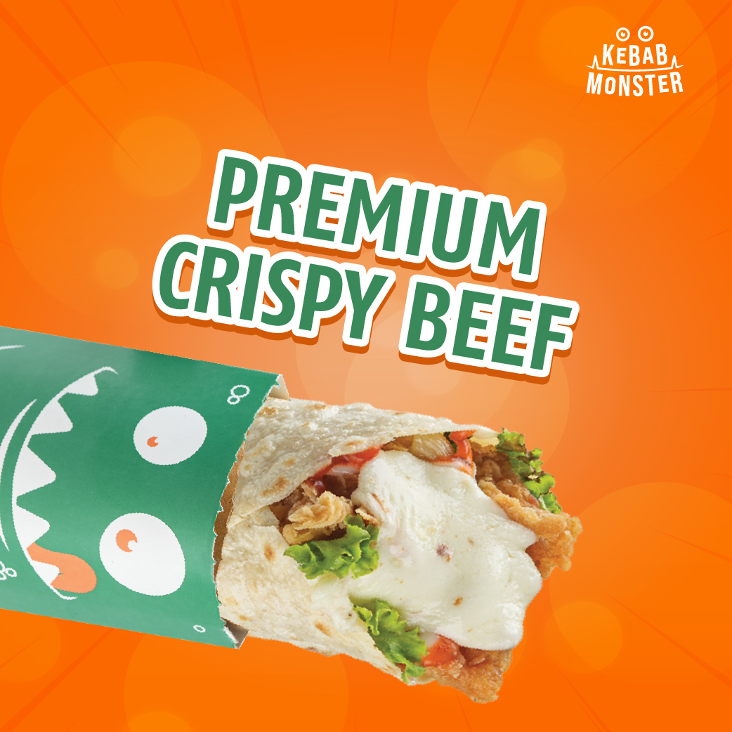 Kebab Monster Mozzarella Tasty Beef